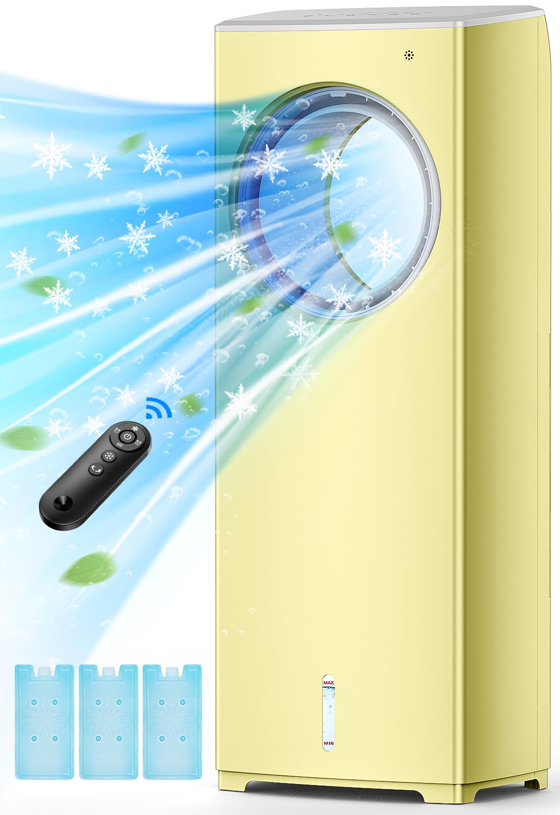 BALKO 1901R Evaporative Air Cooler, Yellow