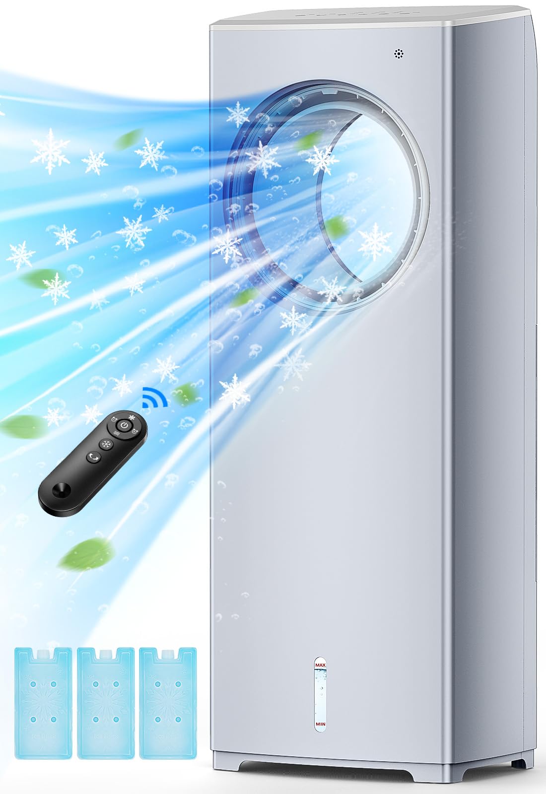 BALKO 1901R Evaporative Air Cooler, Grey-Blue